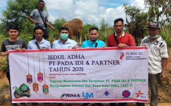 Tebar Hewan Qurban PT Pada Idi & Partner